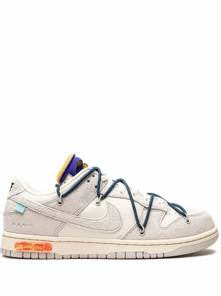 Унисекс кроссовки Nike x Off-White Dunk Low, светло-серые