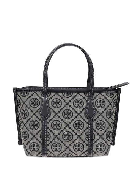 Сумка-тоут с монограммой Tory Burch Perry neutrals