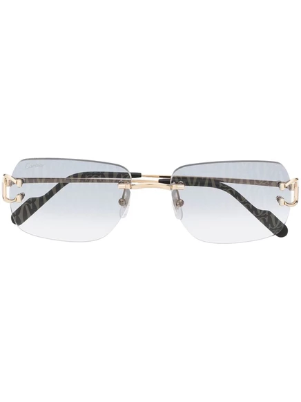 Мужские очки Cartier Eyewear, золотистые