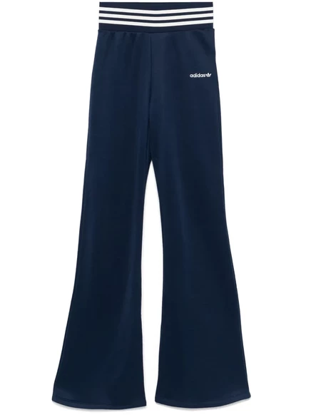 спортивные брюки-клеш adidas blue