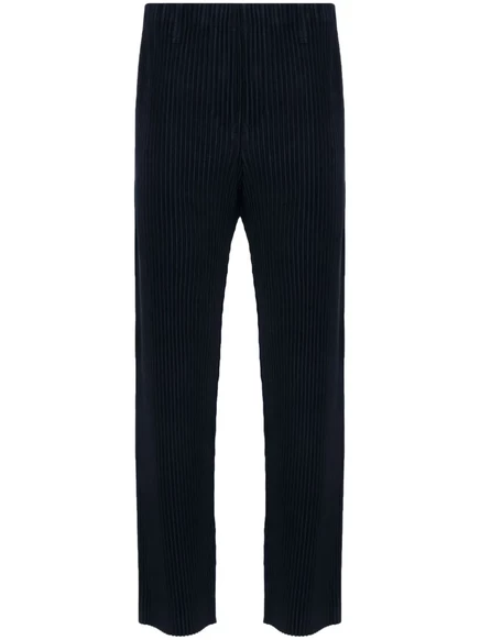 Базовые облегающие брюки Homme Plissé Issey Miyake blue