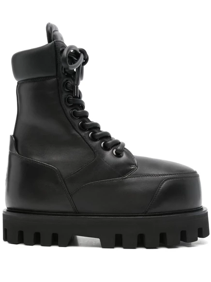 Ботильоны с парашютом Alexander McQueen black