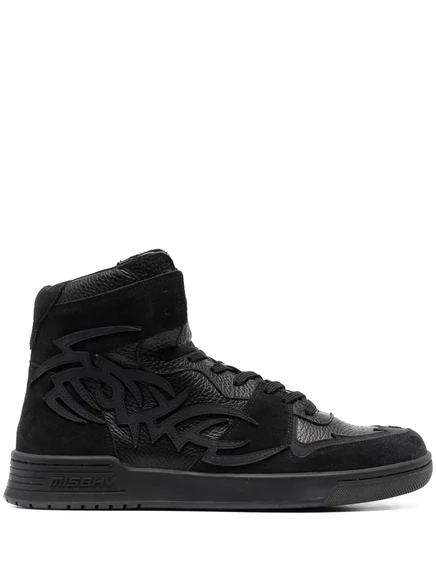 Кроссовки с высоким берцем MISBHV Court black