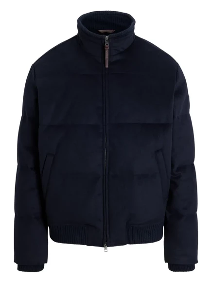 Мужская стеганая бомбер-куртка Polo Ralph Lauren, темно-синяя