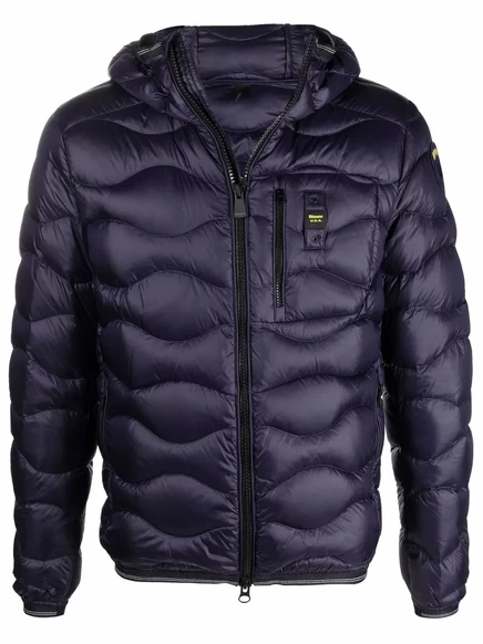Мужская стёганая пуховая куртка Blauer Maurice, синяя