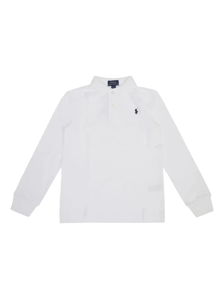 Детское поло Polo ralph lauren kids, белое