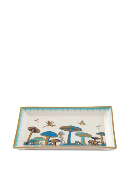 Декоративный поднос Jonathan Adler Ja Botanist, белый