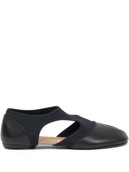 Кожаные балетки Maison Margiela black
