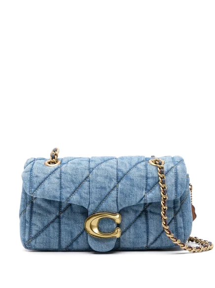 Джинсовая сумка через плечо Coach Tabby 26 blue