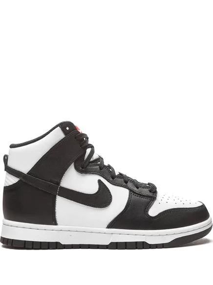 Женские высокие кроссовки Nike Dunk High Panda, белые