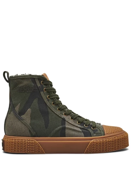 Высокие кроссовки Marc Jacobs The Camo Jacquard, зеленые