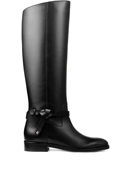 Женские сапоги Jimmy Choo Lawton до колена, черные