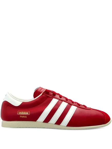 кроссовки на шнуровке adidas Paris stripes red
