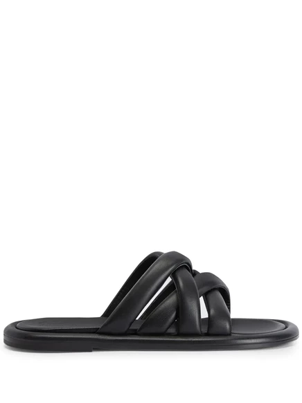 Мужские кожаные сандалии Giuseppe Zanotti Jacobseen, черные