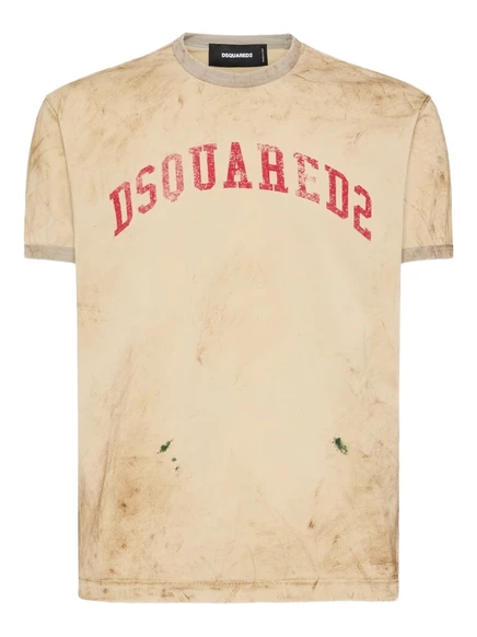 Грязная футболка DSQUARED2  neutrals