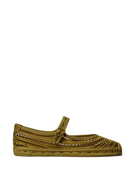 Женские эспадрильи Tory Burch Mary Jane, зеленые