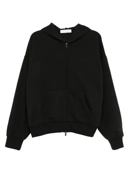 Мужское худи Fear Of God Essentials на молнии, черное