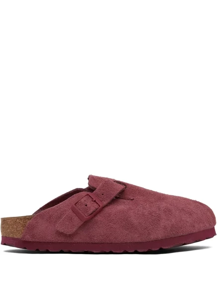 Мужские мюли Birkenstock Boston замшевые, красные