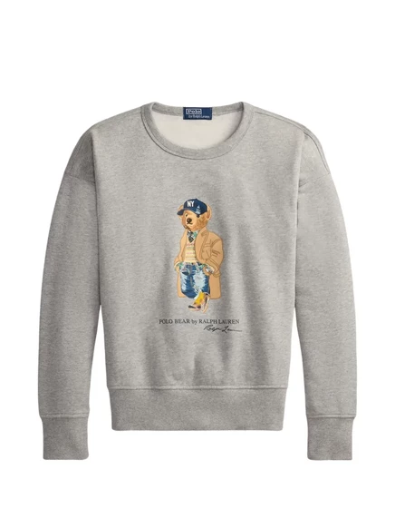 Мужской свитер Polo Ralph Lauren Polo Bear серый