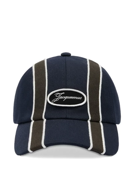 Кепка Jacquemus La Casquette Aero в полоску, синяя