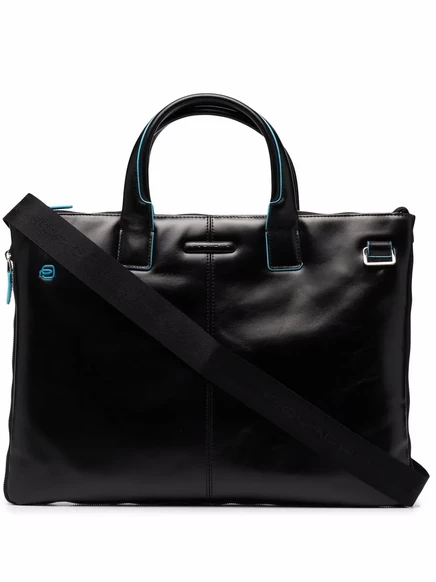Мужская сумка для ноутбука Piquadro Square Slim, черная