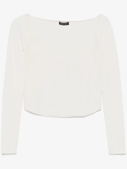 Женский джемпер Mugler с косточками, бежевый