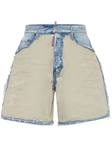 Джинсовые шорты DSQUARED2 Semplice Carpenter neutrals