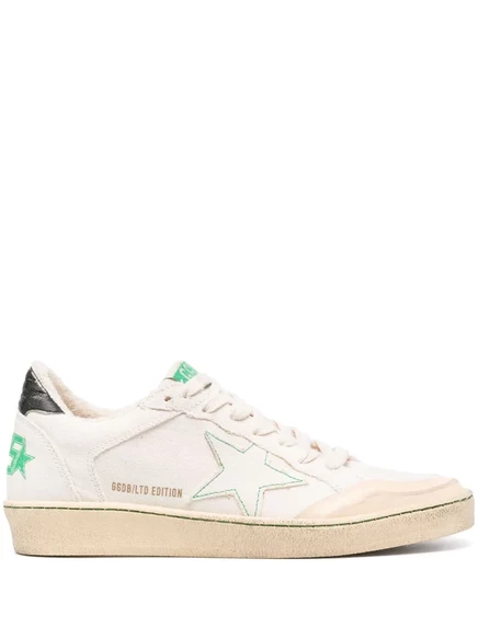Парусиновые кроссовки Golden Goose Ball Star с низким верхом neutrals