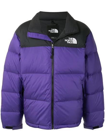 Мужской пуховик The North Face Retro Nuptse, фиолетово-черный