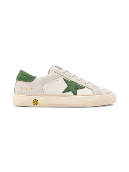 Детские кеды Golden Goose Kids May, белые