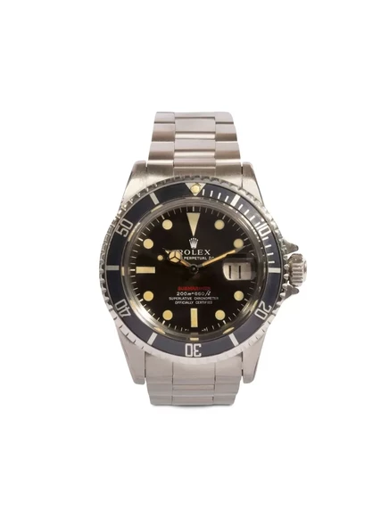 Бывшие в употреблении часы Rolex Red Submariner Date 40 мм silver