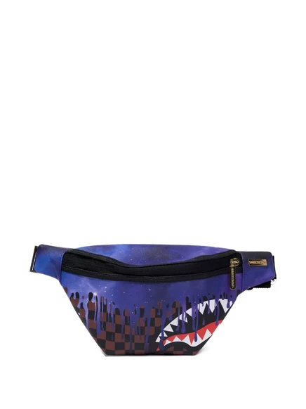 Поясная сумка Sprayground galaxy-из зубов акулы purple