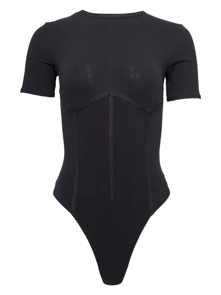 Женская боди fleur du mal из органического хлопка, черная