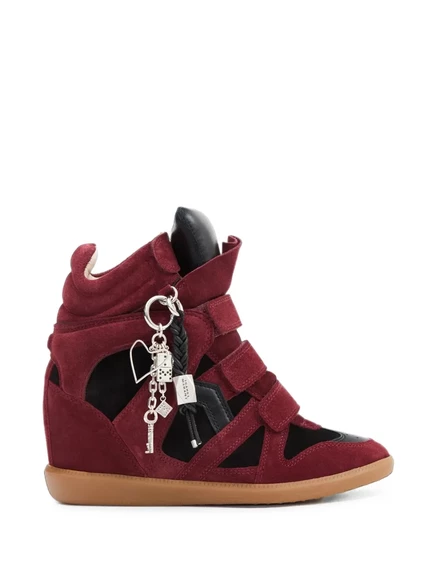 Женские высокие кеды Isabel Marant Bekett Ring, красные