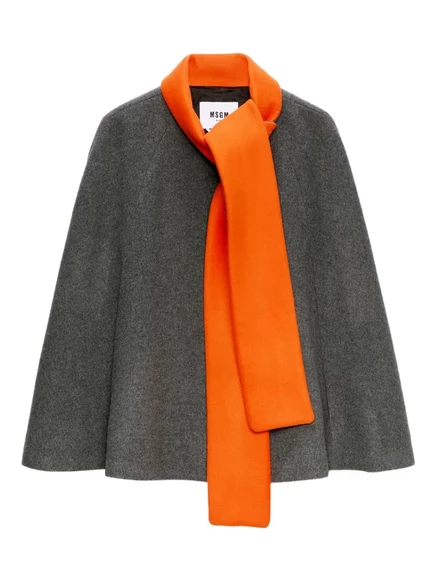 Прилагаемый MSGM-накидка-шарф grey