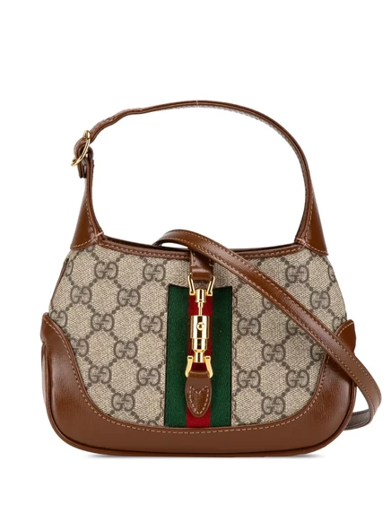 Сумка через плечо Mini GG Supreme Jackie 1961, бывшая в употреблении у Gucci 2016-2024