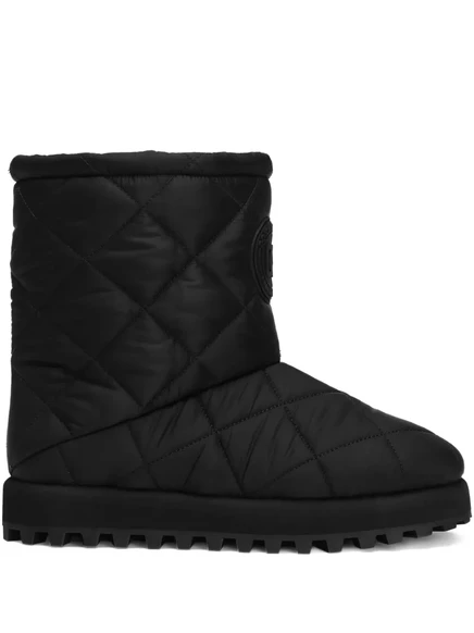 Стеганые ботильоны Dolce & Gabbana black