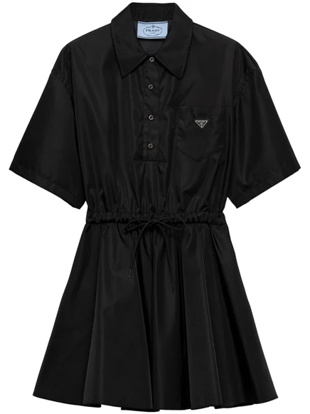 Платье из нейлона Prada Re-Nylon black