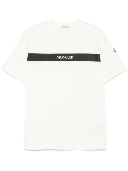 Футболка с логотипом Moncler  white