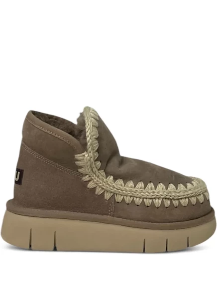 Ботильоны на платформе Mou Eskimo Bounce brown
