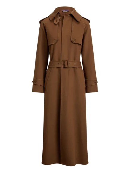 Женский тренч Ralph Lauren Collection с поясом, коричневый