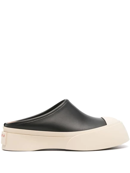 Кожаные мулы Marni Mary Jane black