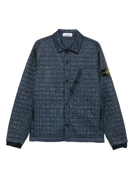 Мужская стеганая куртка Stone Island Capo, темно-синяя