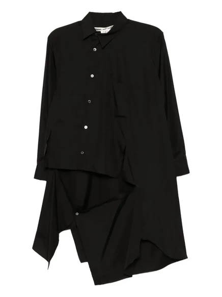 Женская рубашка Comme des Garçons с вырезами, черная