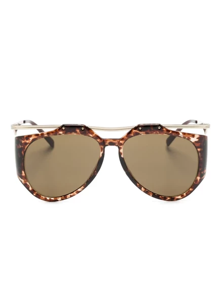 Женские солнцезащитные очки Saint Laurent Eyewear SL M137 Amelia, коричневые
