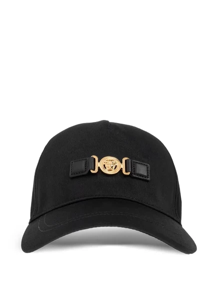 Мужская кепка Versace Medusa Head, черная