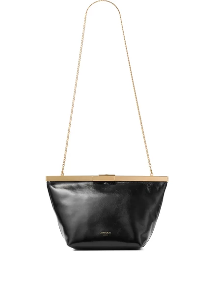 Женский клатч Jimmy Choo Ganache, черный с золотом