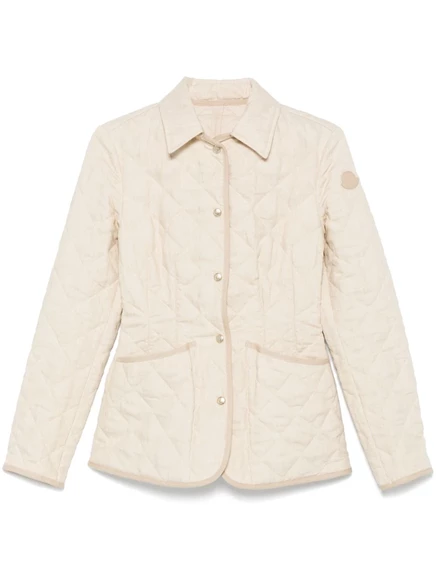Женский пуховик Moncler Uzes, светло-бежевый