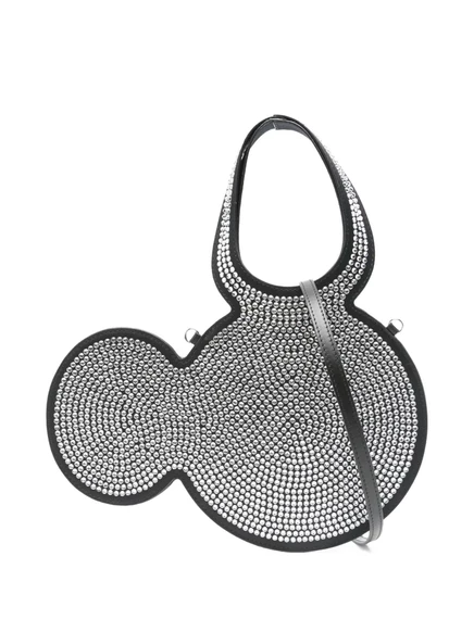 Женская мини-тоут Coperni Mickey с декором, черная