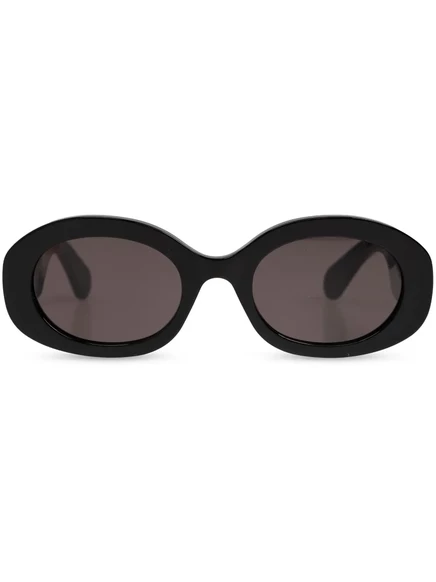 Солнцезащитные очки Chloé Eyewear в овальной оправе из переработанного ацетата black
